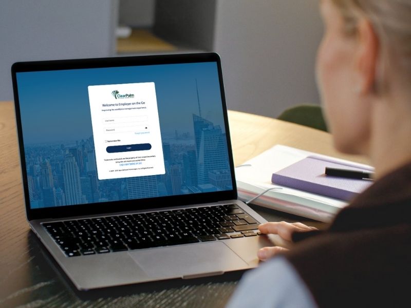 Online insurance quote form on mobile device