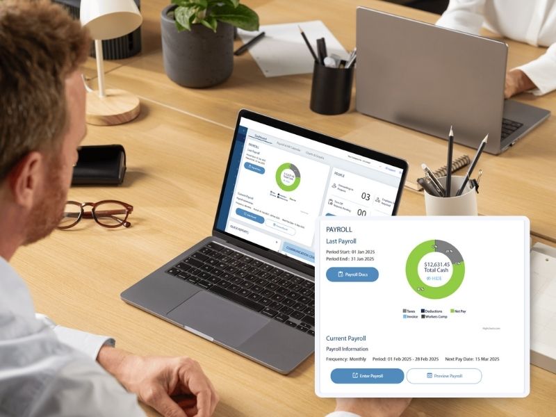 Last payroll information - payroll software