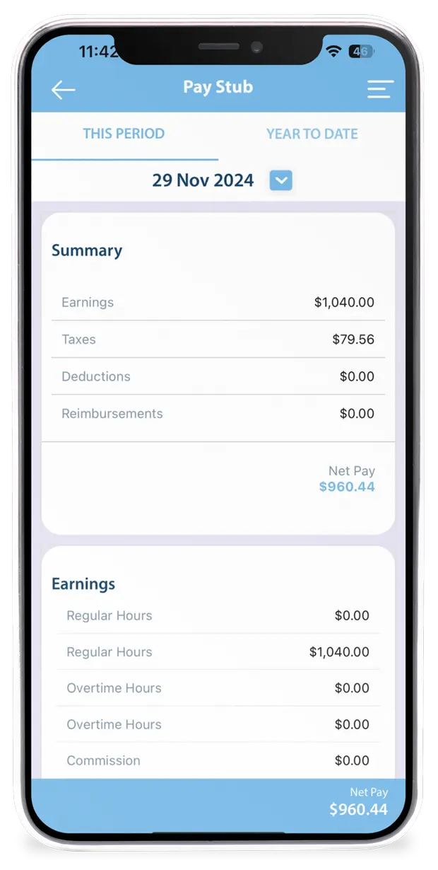 Paystub app Clearpalm
