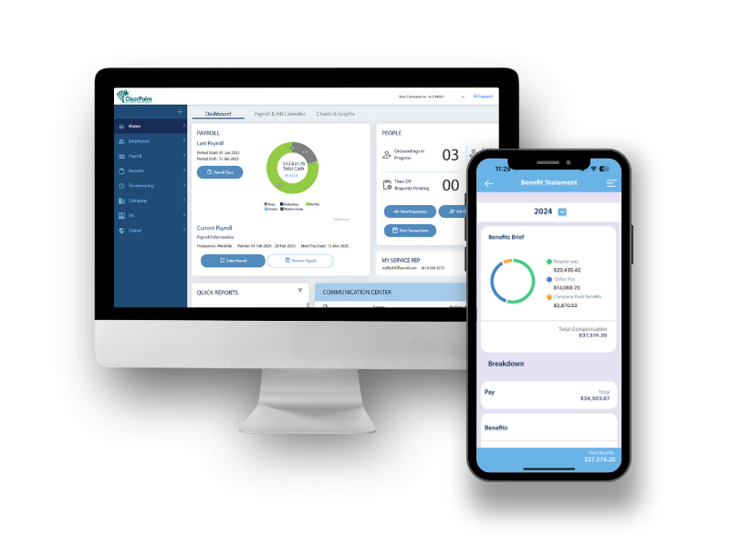 Clearpalm payroll board